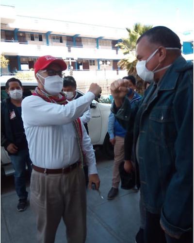El ministro peruano de Salud, Víctor Zamora, valoró positivamente la labor de los médicos cubanos. Foto: Prensa Latina.