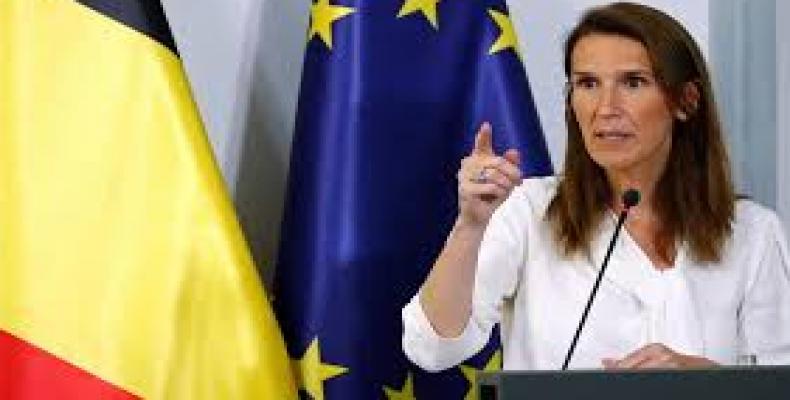Belgian Prime Minister Sophie Wilmes.