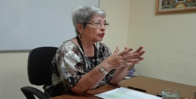 Nancy Fernández, directora general de la Oficina Nacional de Normalización. Foto del autor