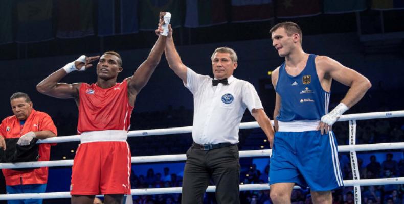 Boxeador cubano Julio César La Cruz. Foto: AIBA