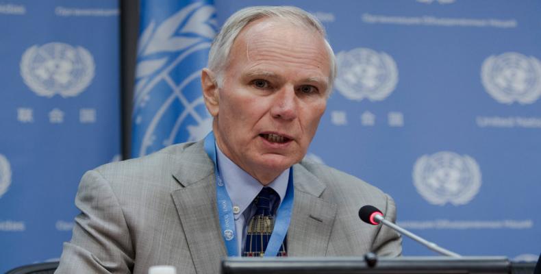 Philip Alston, relator especial sobre pobreza extrema y derechos humanos. Foto de archivo: ONU/Loey Felipe
