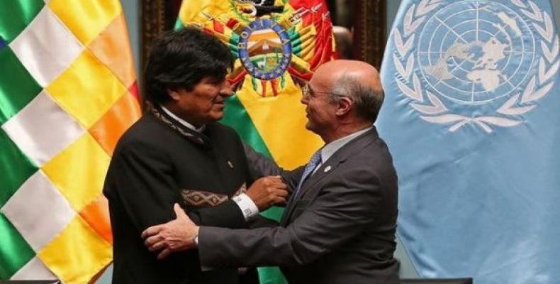Evo Morales y Mauricio Ramírez