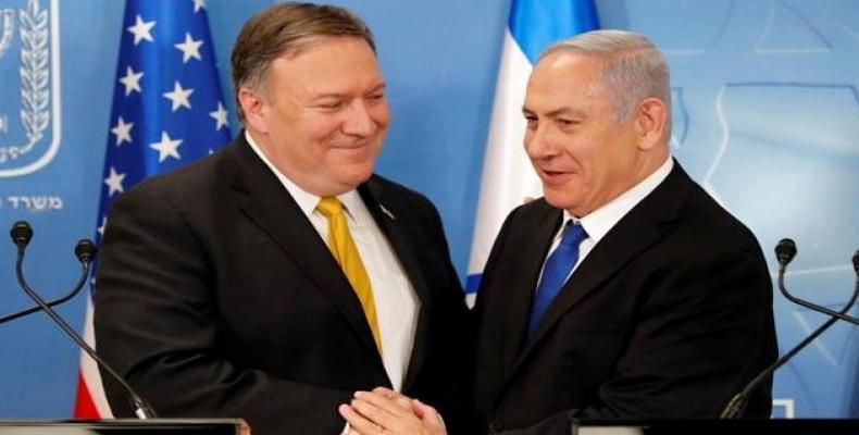 U.S. secretary of state says Washington will work with Israel against Syria and Iran.  Photo: Democracy Now