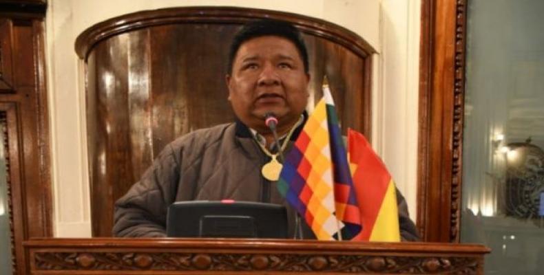 Sergio Choque, gvidanto de MAS en Bolivio