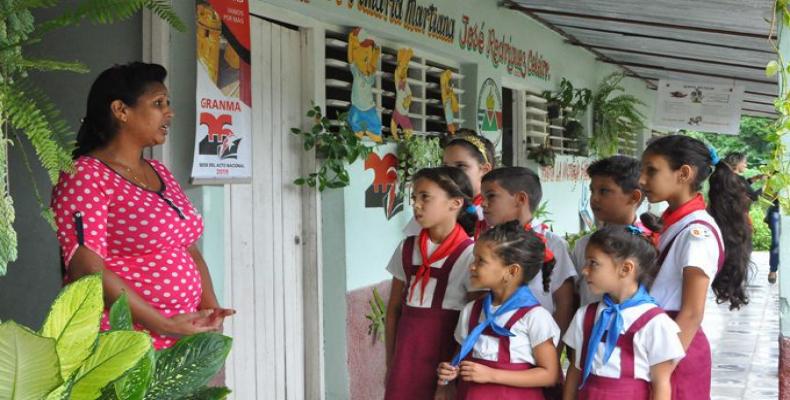 La provincia de Granma sobresale por sus resultados en el sector de la Educación.Foto:La Demajagua