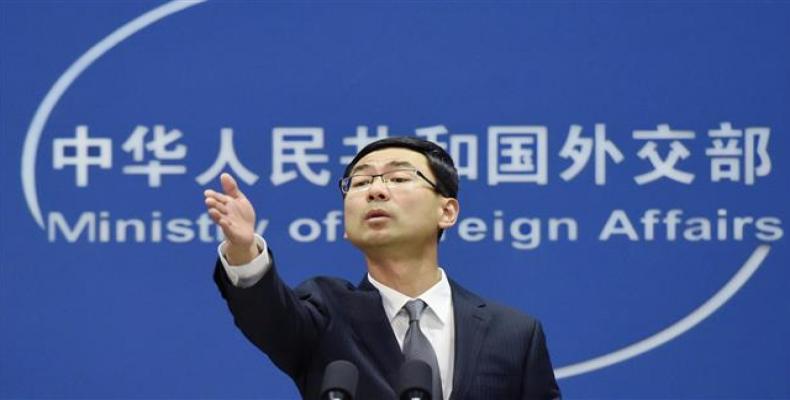 China’s Foreign Ministry Spokesman Geng Shuang