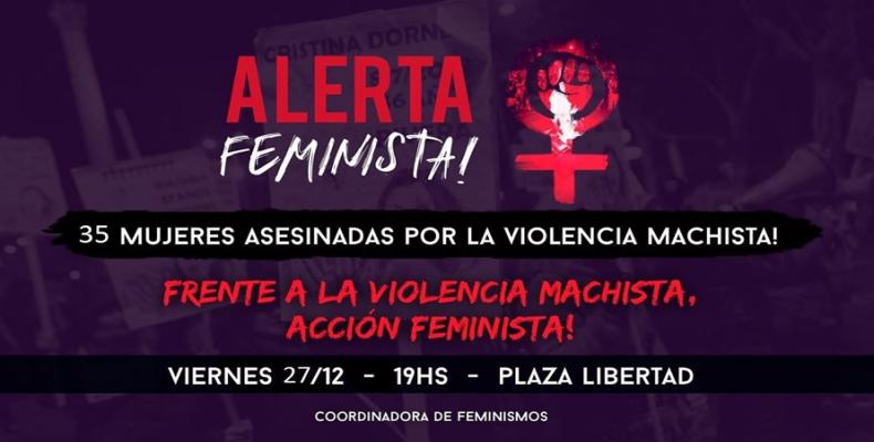 Foto: facebook Coordinadora de Feminismos UY