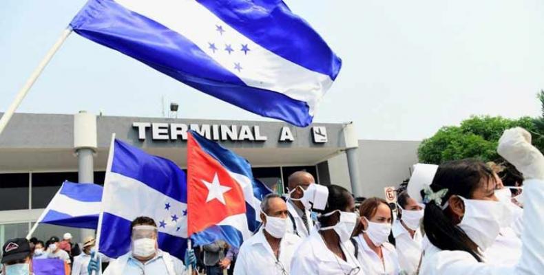 Brigada Médica cubana en Honduras. Foto: Prensa Latina.