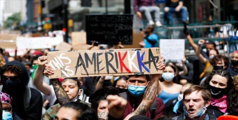 bajo Manhattan, Nueva York, EEUU, junio 02, 2020. (Tayfun Coşkun - Agencia Anadolu)