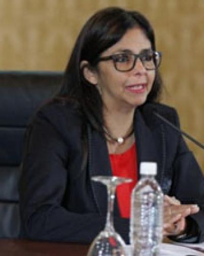 Venezuelan Foreign Minister Delcy Rodriguez