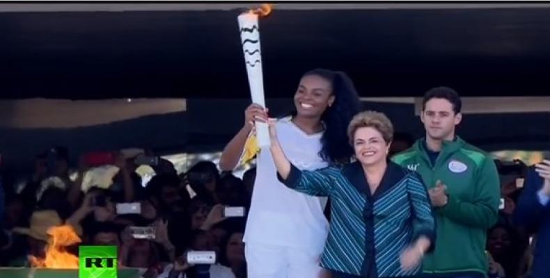 Dilma Rousseff, aseguró que &quot;el pueblo blasilero será el mejor anfitrión de los Juegos Olímpicos&quot;. (Foto: RT)