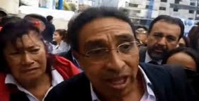 Former lawmaker and left-wing opposition leader Virgilio Hernandez has been accused of rebellion.  (Photo: Virgilio Hernandez / Twitter)