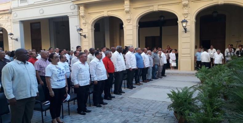 En el Convento de Belén ésta la huella del padre Felix Varela y otros cubanos ilustres de las guerras de independencia. Foto: @PresidenciaCuba