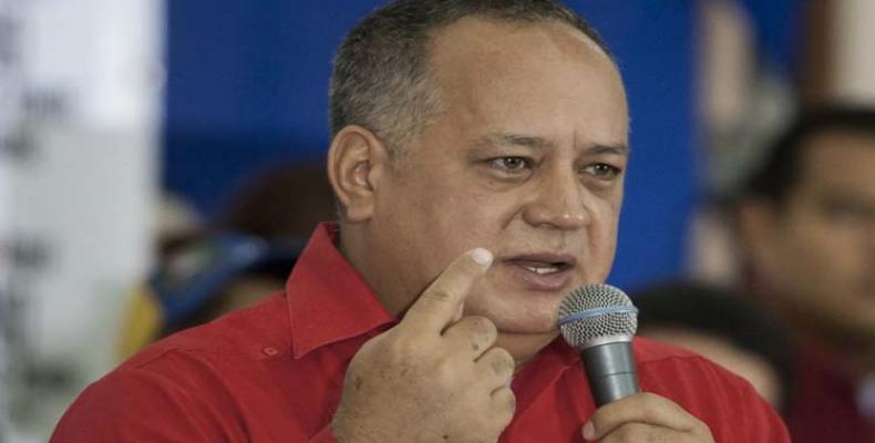 Diosdado Cabello, presidente de la Asamblea Nacional Constituyente de Venezuela