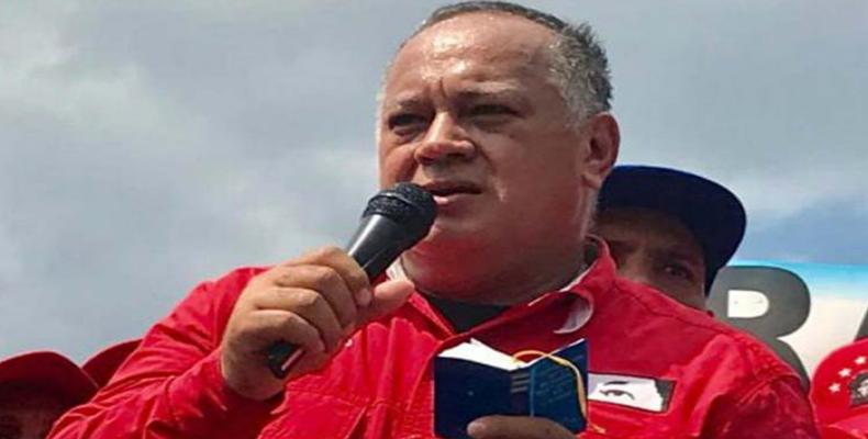 Diosdado Cabello, presidente de la Asamblea Nacional Constituyente de Venezuela
