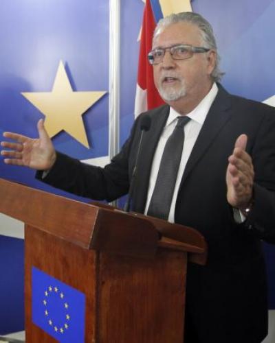 Hernán Portocarero, embajador de la UE en Cuba. Foto tomada de Internet