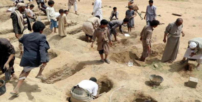 Attack on Yemeni camp kills eight civilians as ceasefire is delayed.  Photo: Press TV