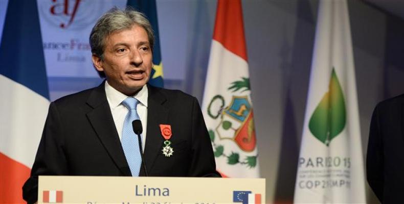 Peruvian Environment Minister Manuel Pulgar-Vidal
