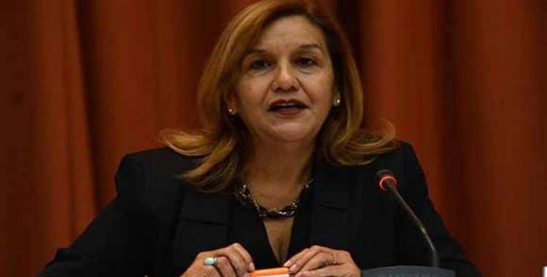 Elba Rosa Pérez, ministra del CITMA