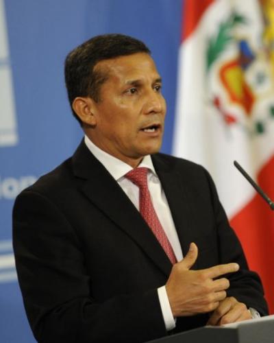 Peruvian President Ollanta Humala