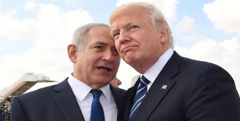Donald Trump and Benjamin Netanyahu