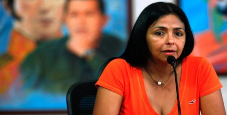 Presidenta de la Asamblea Nacional Constituyente (ANC) de Venezuela, Delcy Rodríguez