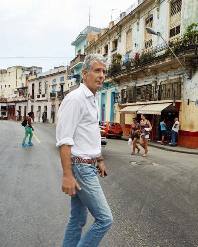 Anthony Bourdain à La Havane. Photo: CNN Anthony Bourdain à La Havane. Photo: CNN