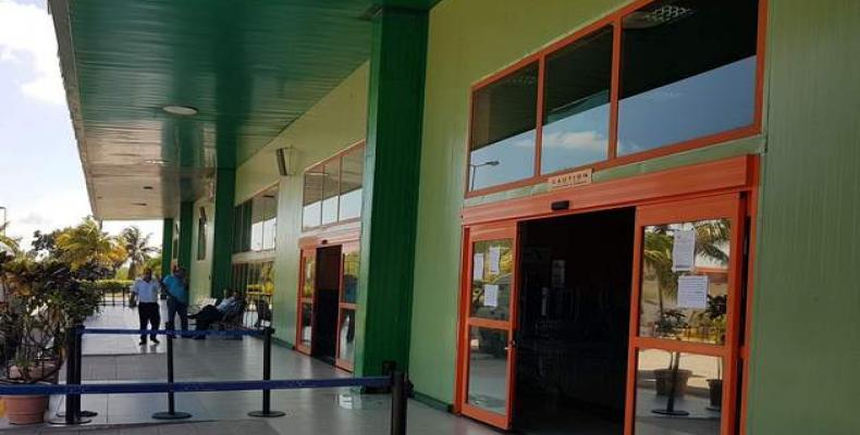 Aeropuerto Internacional Abel Santamaría, en la capital provincial de Villa Clara. Foto: Periódico Trabajadores.