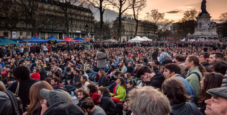 Francia comienza una semana intensa en materia social, con varias movilizaciones.Foto:PL.