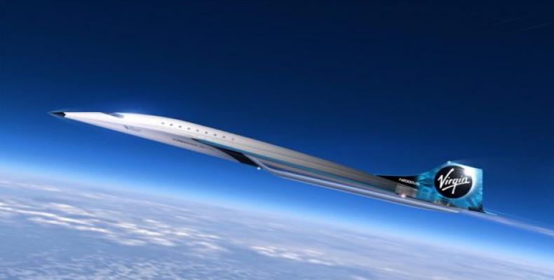 El Mach 3 volaría más rápido que el mítico Concorde, pero los boletos podrían ser más caros.Foto:Virgin Galactic.