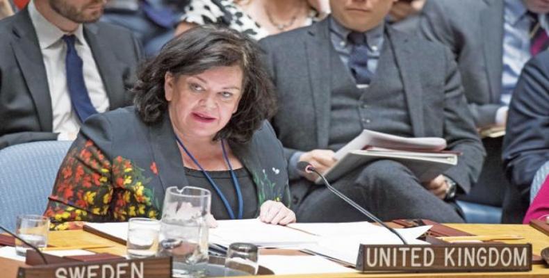 Karen Pierce, representante permanente del Reino Unido ante la ONU.(Foto:internet)