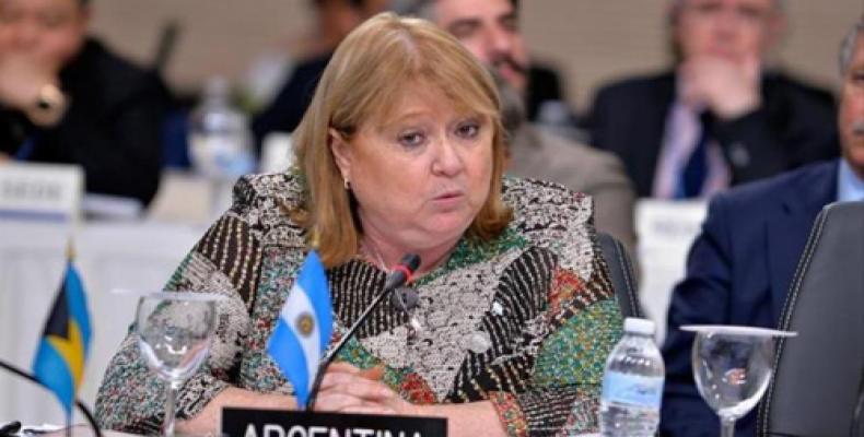 Argentina's Foreign Minister Susana Malcorra