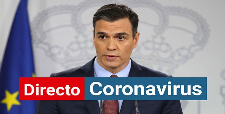 Pedro Sánchez decreta estado de alarma en el país. Imagen/ ElMundo