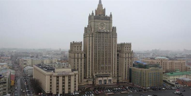 A file photo of the Russian Foreign Ministry building in Moscow.  Photo: File