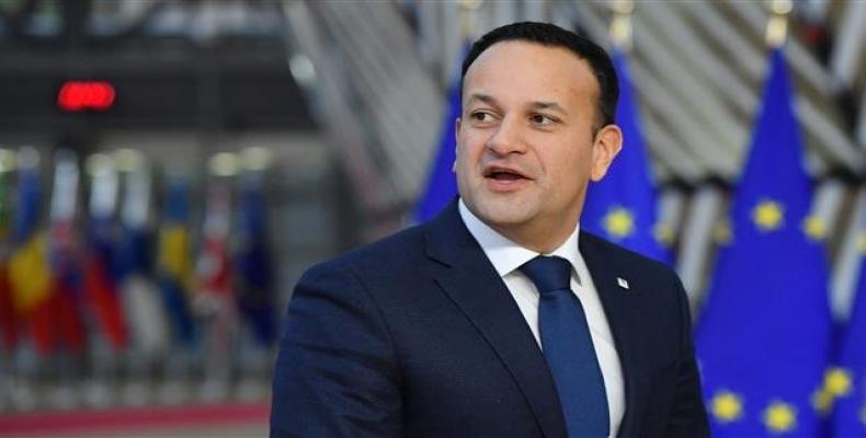 Ireland's Prime Minister Leo Varadkar arrives on December 14, 2018 in Brussels during the second day of a European Summit aimed at discussing the Brexit deal, t
