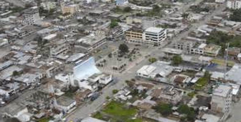 Pedernales tras el terremoto