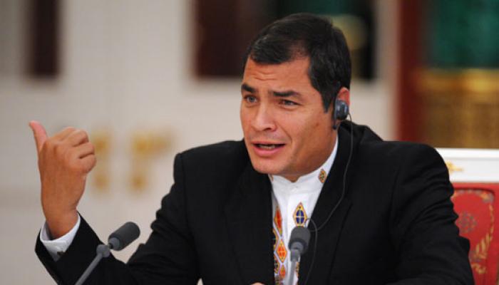 Rafael Correa, expresidente de Ecuador