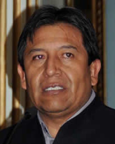 Canciller boliviano David Choquehuanca