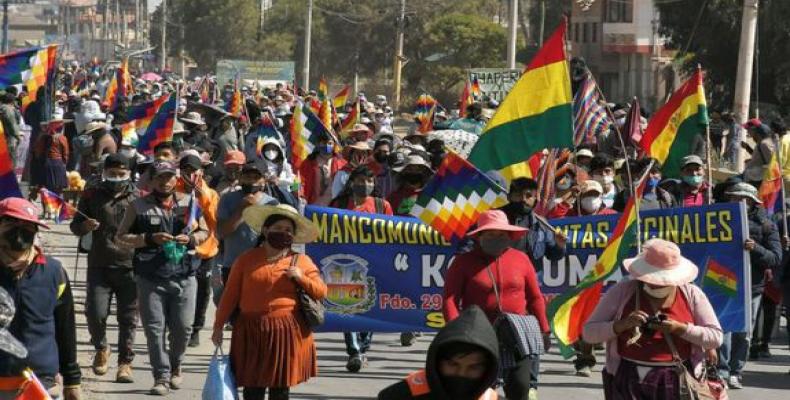 Protestas en Bolivia