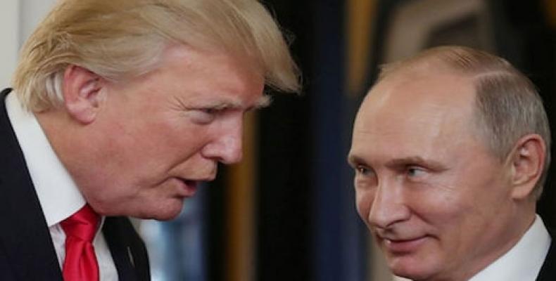 Se estima que el encuentro entre Trump (I) y Putin (D) será el principal acontecimiento internacional de este verano. Foto: Archivo