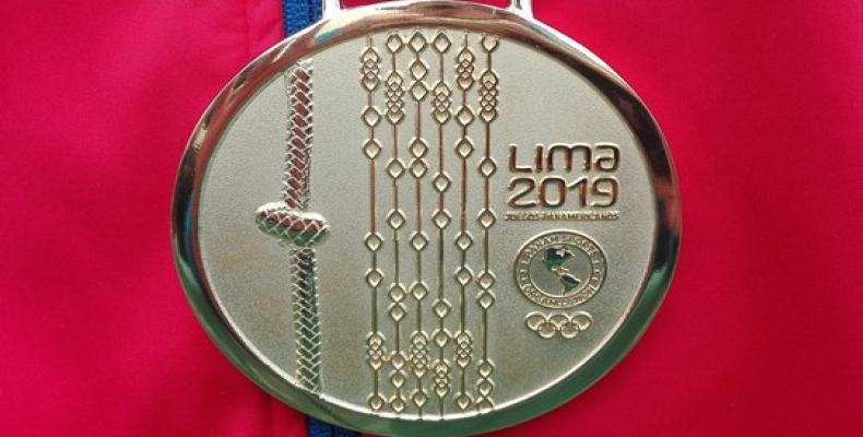 medalla representativa de Juegos Panamericanos de Lima 2019. Foto: Jit