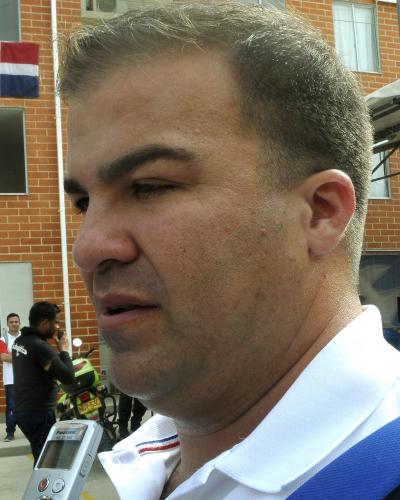 Pupo ofrece entrevista en Barranquilla. Foto: Jose R. Rodriguez Robleda