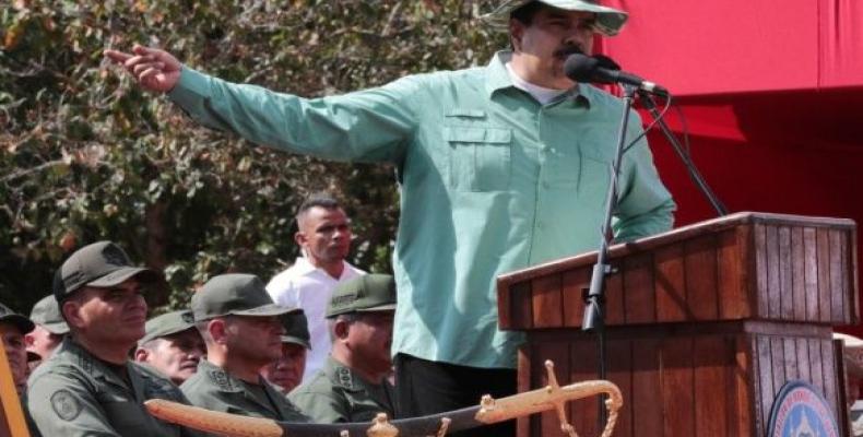 Maduro habla en Carabobo. Foto: Presidencial venezolana