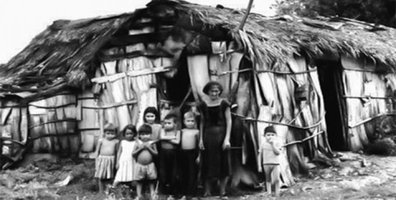 La pobreza reinaba en los campos cubanos antes del 1º de enero de 1959. Foto: Juventud Rebelde
