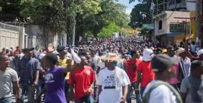 Recientes manifestaciones en Haití en contra de la corrupción