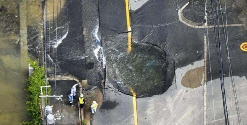 Causa terremoto en Japón al menos tres muertos. Foto: AP.