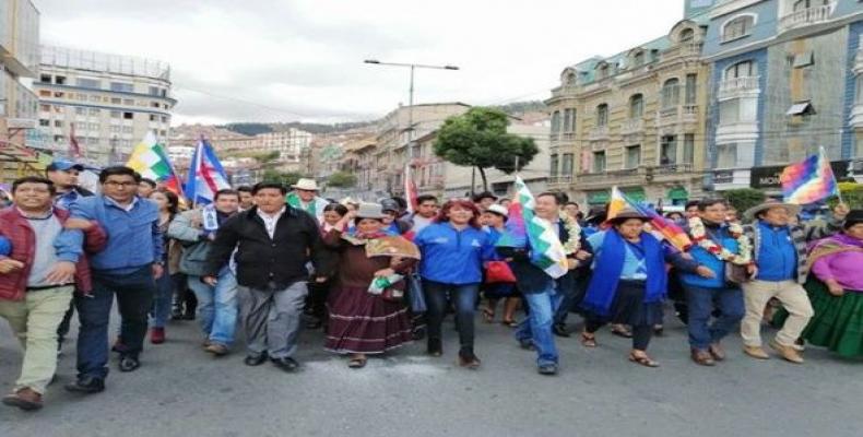 El MAS sera el único grupo de izquierda presenta en las presidenciales bolivianas.Foto:@BOmereceMAS