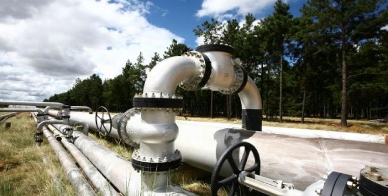 Oil pipeline located in the Orinoco Belt, Venezuela.  (Photo: EFE)