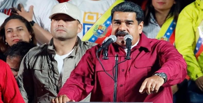 Maduro tras su victoria electoral