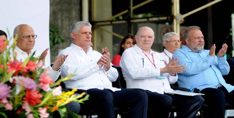 Díaz-Canel (segundo de izquierda a derecha) en la inauguración de Fihav 2018. Fotos: Omara García Mederos y Alejandro Rodríguez Leiva 